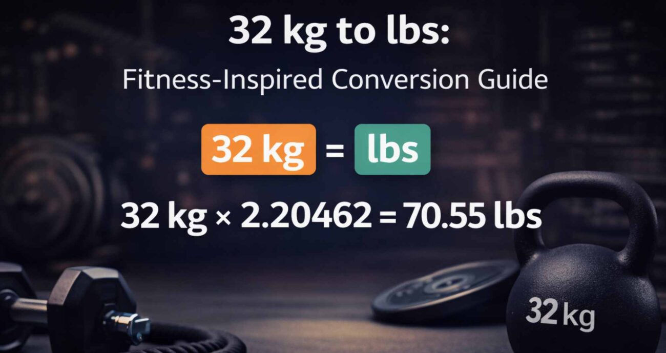 32 kg to lbs
