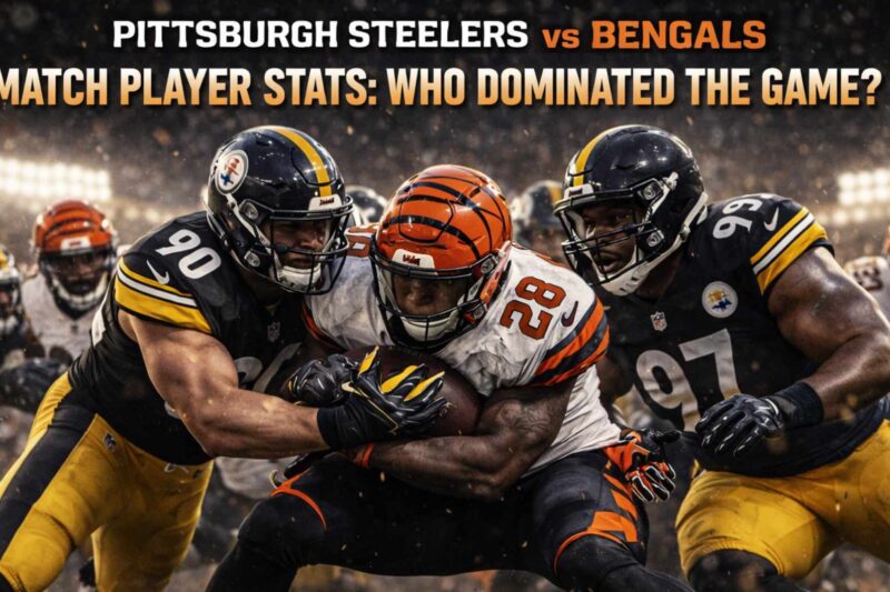 Pittsburgh Steelers vs Bengals Match Player Stats